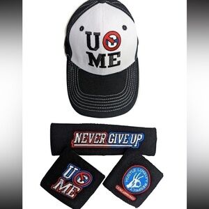 John Cena hat and wristbands